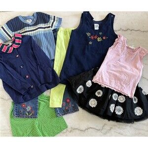 Lot of 8 Girls Clothing Size 5/6 Gymboree Kelly's Kids Children's Place